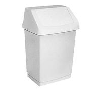 Merida Hme-B8B - Cubo de basura, color blanco