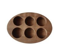 MERIGLARE Estante para Aceites Esenciales Organizador Soporte Base Bandeja de Madera Maciza Hecha a Mano sin Pinturas con 6 Huecos Seguros Adecuado para Dormitorio Tocador Spa Oficina , style to 3