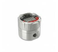 MERIGLARE Medidor de Flujo de Líquidos Digital de Caudal Caudalímetro de Aceite de Rotor Ovalado Sellado Ip66 y Batería Seca Integrada Adecuado, 4分 0.2 20L/Min Con Actualización Impermeable