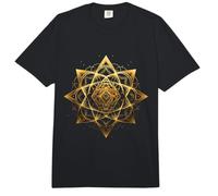 Merkaba Estrella Tetraedro Trabajador de la Luz Geometría Sagrada Comfort Colors Adult Heavyweight T-Shirt