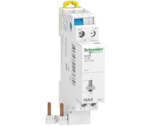Merlin Gerin A9C15509 Acti9 TL40 Telerruptor, 2P, 2NO, 16A, Bobina de Disparo, 230 V AC, 50Hz