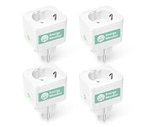 Meross Enchufe Inteligente con Mide el Consumo, Temporizador, 4 Pcs