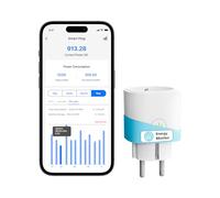Meross Enchufe Inteligente con Monitor de Energía 16A con Mide el Consumo