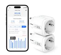 Meross Enchufe Inteligente WiFi con Medición de Consumo y Temporizador, 16A