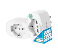 Meross Enchufe WiFi italiano, con monitoreo de energía,2 unidades