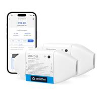 Meross Interruptor Inteligente Matter con Consumo de Energía, Control Voz | Interruptor WiFi con Control Remoto, Compatible con Alexa, Home Assistant y Google Home, Matter Simple Setup (MSS), 16 A
