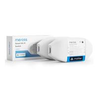Meross Interruptor Inteligente, Matter, Control Remoto y Voz, Temporizador | Interruptor WiFi Compatible con Alexa, Home Assistant y Google Home, Consumo de Energía, Matter Simple Setup (MSS), 16 A