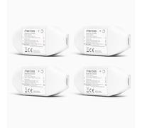 Meross Interruptor Inteligente Universal, Interruptor WiFi 10A DIY, Compatible con Alexa, Google Home y SmartThings, Interruptor WiFi con Control de Voz, Control Remoto, 4 Piezas