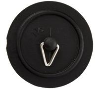 Merriway BH04749 Tapón de Lavabo Negro de 35 a 40 mm con Cadena cromada de 300 mm