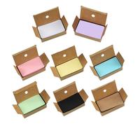 MERRYHAPY 800 Unidades Tarjetas para Escribir Mano Palabras Inglés Papel Kraft de Estándar para Manualidades y Notas Escolares Color Aleatorio