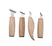 MERRYHAPY Kit de Tallado de Madera Formones de Aleación de Cromo-Vanadio, Herramienta Manual para Carpintería y Trabajos en Madera Artesanal