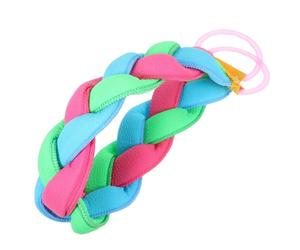 MERRYHAPY Toalla Exfoliante de Ducha Multifunción Tiras Largas de Poliéster y Algodón, Doble Anilla para Manos, Uso Prolongado para Exfoliación y Cuidado Cutáneo Color Color Aleatorio