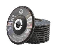 Merryland 10 Piezas Grano 120 Disco de Láminas 125 mm Disco Abrasivo