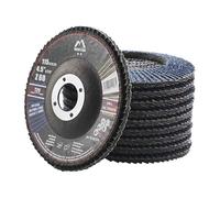 Merryland 10 Piezas Grano 60 Disco de Láminas 115 mm Disco Abrasivo