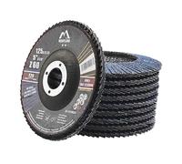 Merryland 10 Piezas Grano 60 Disco de Láminas 125 mm Disco Abrasivo