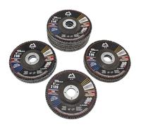 Merryland 10 Piezas Misto Disco de Láminas 125 mm Grano 40 60 80 120 T29