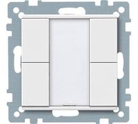 MERTEN GMBH. Interruptor Merten de dos vías, modelo 627619, color blanco polar, sistema M