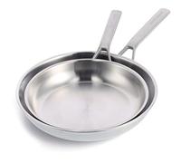 Kochstar Set sartenes Tri-Ply acero inoxidable 26 y 30 cm para inducción, horno y lavavajillas