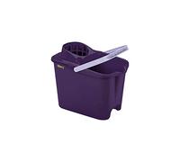 Mery | Cubo con Escurridor | Cubo para Fregar | Polipropileno | 14 Litros | Morado | Medidas: 31x25,5x39 cm