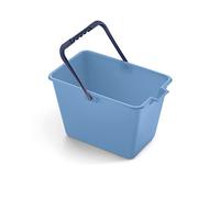 Mery Mini Cubo Multiusos de Limpieza de Polipropileno con Asa Anatómica, Azul, 4 Litros, Medidas: 19,5Lx17,2Wx27,5H cm