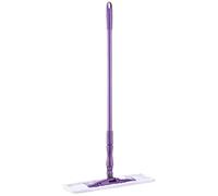 Mery | Mopa Microfibra con Palo Telescópico | Mopa Atrapa Polvo | Lavable | Ecológico | Giro de 360º | Morado y Lila | Medidas: 140x45x15 cm