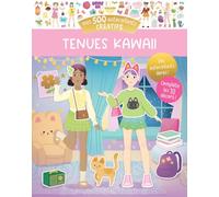 MES 500 AUTOCOLLANTS CRÉATIFS - TENUES KAWAII