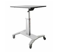 Mesa ajustable multiposición para ordenador portátil startech stscart plateado negro/gris 85 cm
