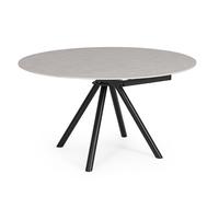 Mesa All.Rauni D87/135 Negro/Gris claro