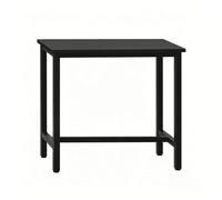 Mesa alta 100x40x100 cm - diseño elegante multifuncional para comedor/bar/recibidor - negro