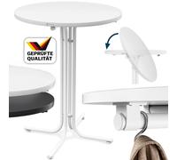 Mesa alta blanca 110x70cm plegable