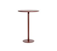 Mesa alta de café W ND Ø70 Granate