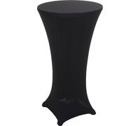 Mesa alta + funda para mesa alta HWC-J30, funda para mesa tipo bistró, plegable y con altura ajustable, diámetro 60 cm Funda de color