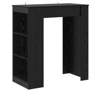 Mesa alta vidaXL de 95 x 47 x 103,5 cm, fabricada en material de madera, color roble