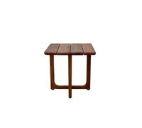 Mesa auxiliar cuadrada de madera de teka