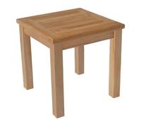 Mesa auxiliar cuadrada de teca 45cm java