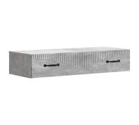 Mesa auxiliar de pared 87,5 x 34,5 x 17 cm Madera de ingeniería | Forma rectangular, montaje en pared, cajones espaciosos, asas largas, diseño minimalista, uso salón