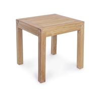 Mesa auxiliar de teca Quadro 50X50