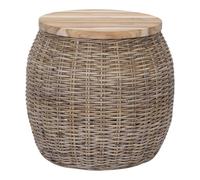 Mesa Auxiliar Gemma - Misterwils Furniture For Free Souls 57x54x57 Natural 54 x 57 x 57
