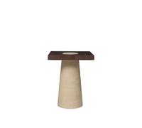 Mesa auxiliar Grova de en travertino
