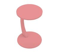 Mesa auxiliar holeby con 4 ruedas 56xø38 cm - rosa [en.casa]