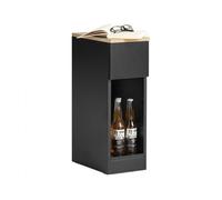 Mesa auxiliar mesita de noche con 1 cajón mesa para salón comedor 20 x 35 x 60 cm negro fbt111-sch sobuy 20 cm