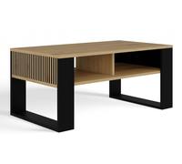 Mesa auxiliar moderna 2P Slim Artisan, patas negras