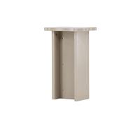 Mesa auxiliar molde 30x42x62 beige 42 cm