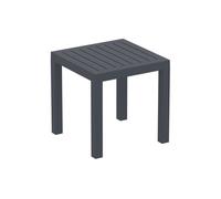 Mesa auxiliar ocean plástico gris oscuro 45x45x45 cm
