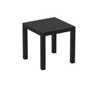 Mesa auxiliar ocean plástico negro 45x45x45 cm