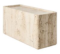 GUBI Mesa Pietra 30x80x40 cm Neutral white travertine