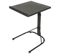 Mesa auxiliar plegable, con altura ajustable, de 43x43x58-69 cm, color