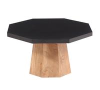 Mesa Auxiliar Redonda 90 cm Marrakesch Orient Mediterran Natur Caoba