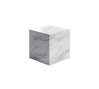 Mesa auxiliar Steinberg Serie 541, Mármol claro, SOLIDSurface, 400x400mm, 541700052