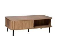 Mesa Baja "colva" Beige 2 Puertas 120x60cm - Atmosphera Createur D'interieur